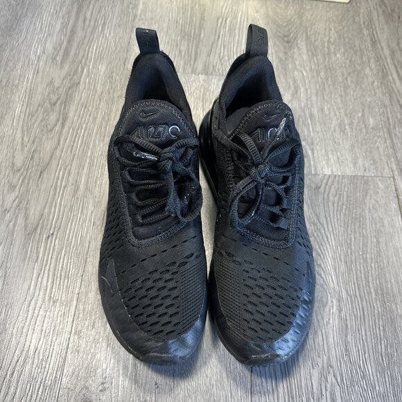 Nike Air Max 270 Triple Black Women's Size 7.5 Shoe Sneakers BQ5776-001 - Picture 4 of 12